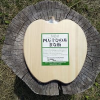卓上まな板　アップル型 220×210×15