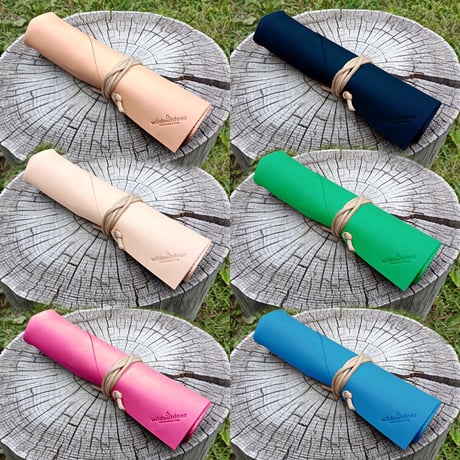 ソロ、デュオ用本革カトラリーケース 6カラー Cutlery Case ヌメ革