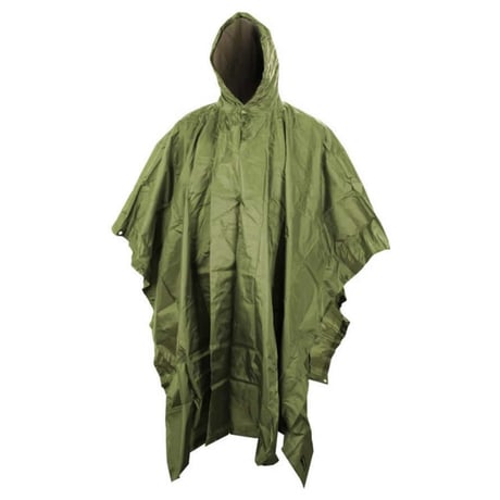 Kombat.UK US スタイル ポンチョ - Olive Green