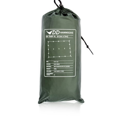 DDHammocks DDタープ XL 4.5m x 3m オリーブグリーン DDハンモックス社