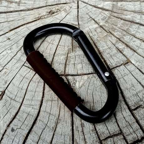 wildoutdoor カラビナ 本革  6カラー ヌメ革