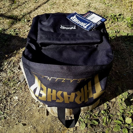【THRASHER】スラッシャー デイパック THRML5900 BLACKxGOLD バックパック リュックサック