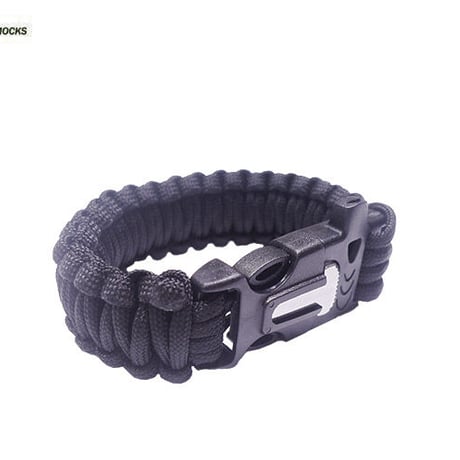 DD Hammocks Paracord Bracelet Black パラコードブレスレット  ブラック  DDハンモックス社