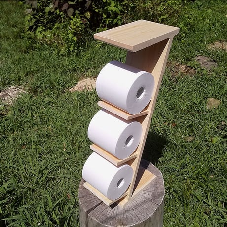 土佐龍　トイレットペーパーシェルフ 120×180×530mm