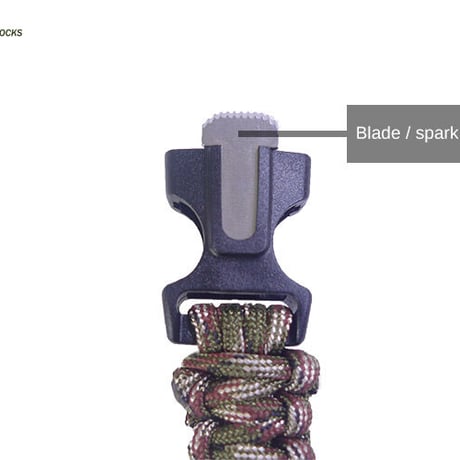 DD Hammocks Paracord Bracelet Black パラコードブレスレット  ブラック  DDハンモックス社