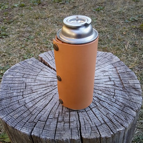 本革 CB缶カバー ヌメ革 カセットガスボンベカバー
