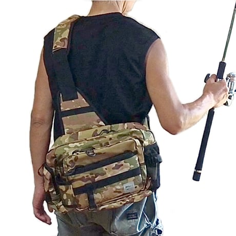 【Abu Garcia】アブガルシア One Shoulder bag 3 ワンショルダーバッグ 3 マルチカモフラージュ 釣り ランガン