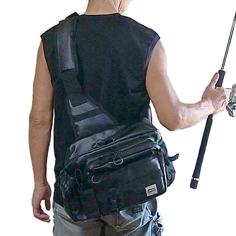 【Abu Garcia】アブガルシア One Shoulder bag 3 ワンショルダーバッグ 3 コーティングブラック 釣り ランガン