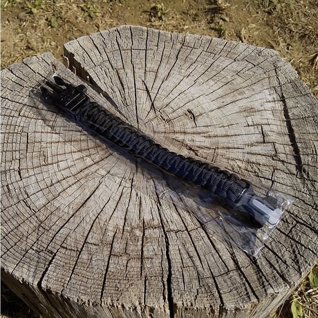 DD Hammocks Paracord Bracelet Black パラコードブレスレット  ブラック  DDハンモックス社