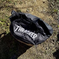 【THRASHER】スラッシャー Coating Big Waist Bag THR-149 BKWT ビッグウエストバッグ ボディバッグ