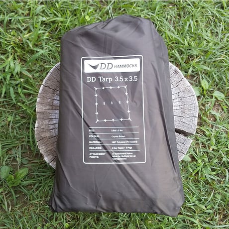 DDHammocks DDタープ 3.5x3.5  コヨーテブラウン DDハンモックス社