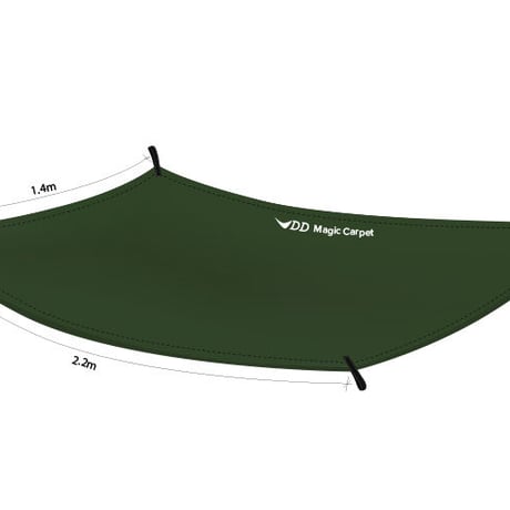 DD Hammocks DD Magic Carpet XL 2.2x1.4m マジックカーペット オリーブグリーン DDハンモックス社