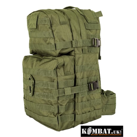 Kombat.UK ミディアムモールアサルトパック 40L Olive Green リュックサック バックパック