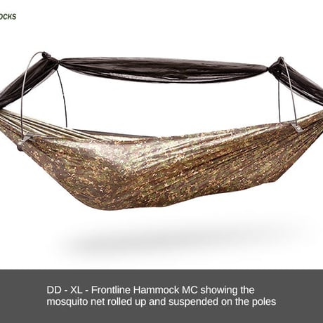 DDHammocks DD XL フロントライン ハンモック MC マルチカモ DDハンモックス社