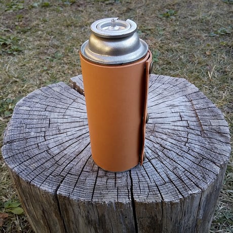 本革 CB缶カバー ヌメ革 カセットガスボンベカバー