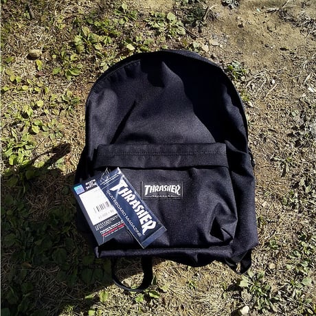 【THRASHER】スラッシャー デイパック THRML5900 BLACKxGOLD バックパック リュックサック