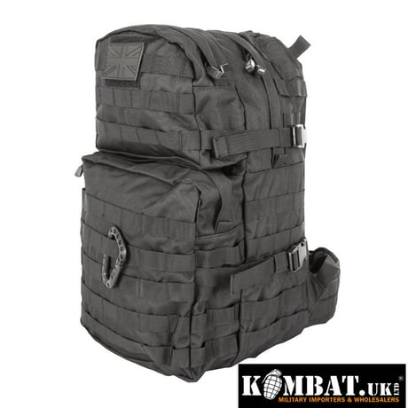 Kombat.UK ミディアムモールアサルトパック 40L ブラック リュックサック バックパック