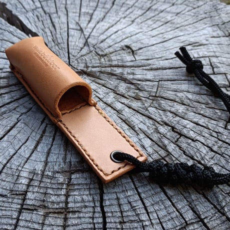 OpinelアウトドアナイフNo.9用 本革ケース オピネル ヌメ革