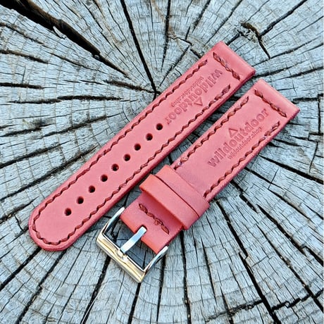 メンズ腕時計用本革換えベルト  幅16mm ヌメ革  リストウォッチベルト