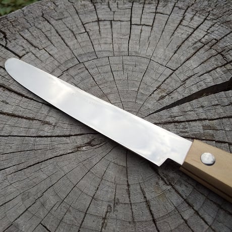 木製グリップ ステーキナイフ ステンレス