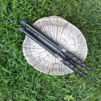 FIELDOOR 伸縮式 アルミ タープポール テントポール 【2本セット】 軽量 コンパクト 約300g(1本あたり) 収納サイズ 約48cm 6継無段階調節 直径23mm 振り出しタイプ