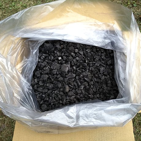 木炭 粒炭 小粒 箱60サイズ (約800g)　土壌改良　水質浄化　PH安定