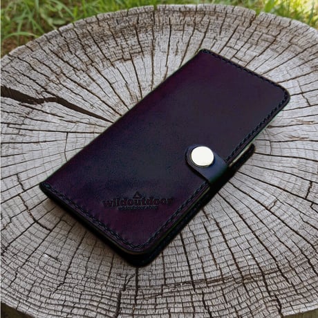 iphone 13 6.1インチ用 本革ケース ベルトあり 1ポケット ヌメ革