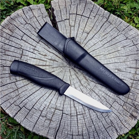 Morakniv モーラナイフ コンパニオン ヘビーデューティー ステンレス 刃厚3.2mm ブラック