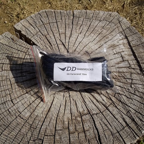 DD Hammocks DD Paracord 10m Black パラコード  ブラック  DDハンモックス社