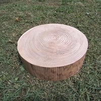 1点限り。刳り抜き丸太 薪割り台 切り株 杉 約30x30cm 厚さ約9cm