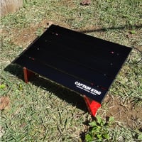 CAPTAIN STAG(キャプテンスタッグ) アウトドア用 アルミ ロール テーブル UC-520 コンパクト ブラック 机