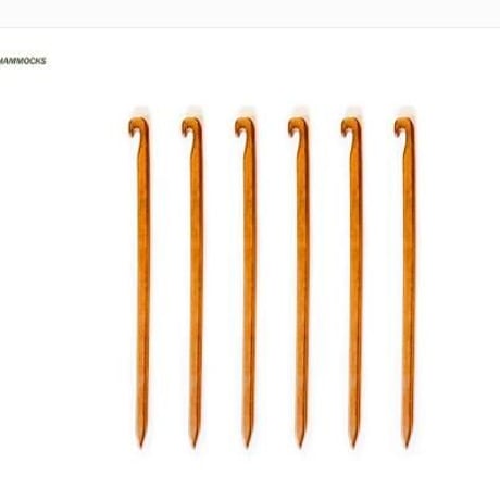 DD Hammocks DD SuperLight Pegs x 6 スーパーライトペグ アルミ製 軽量 1本 約8ｇ