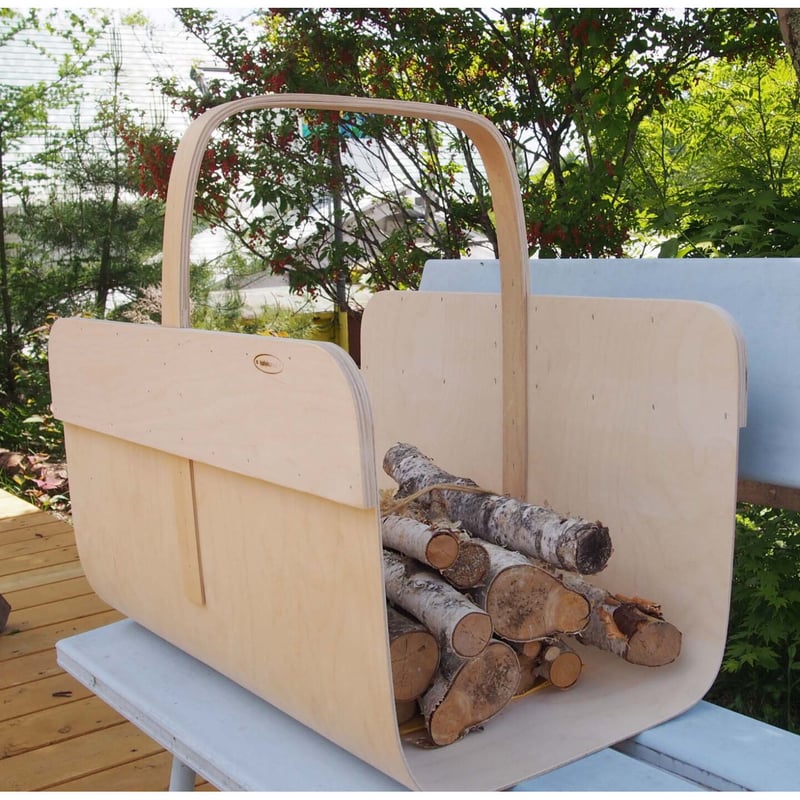 薪カゴ　薪入れ　バスケット　北欧 薪カゴ 薪入れ バスケット 北欧