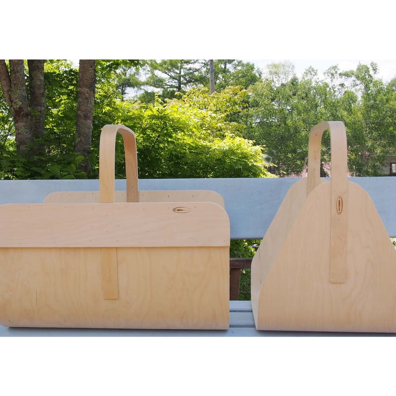 薪カゴ　薪入れ　バスケット　北欧 薪かご 大 | kirinBASKET