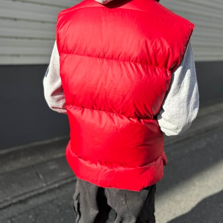 80s SPORTS MASTER / DOWN VEST / USED