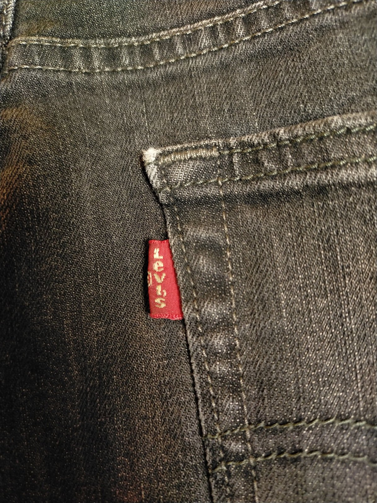 Levi's 569 W30 L32 先染めリーバイスブラックデニム / USED | CHA