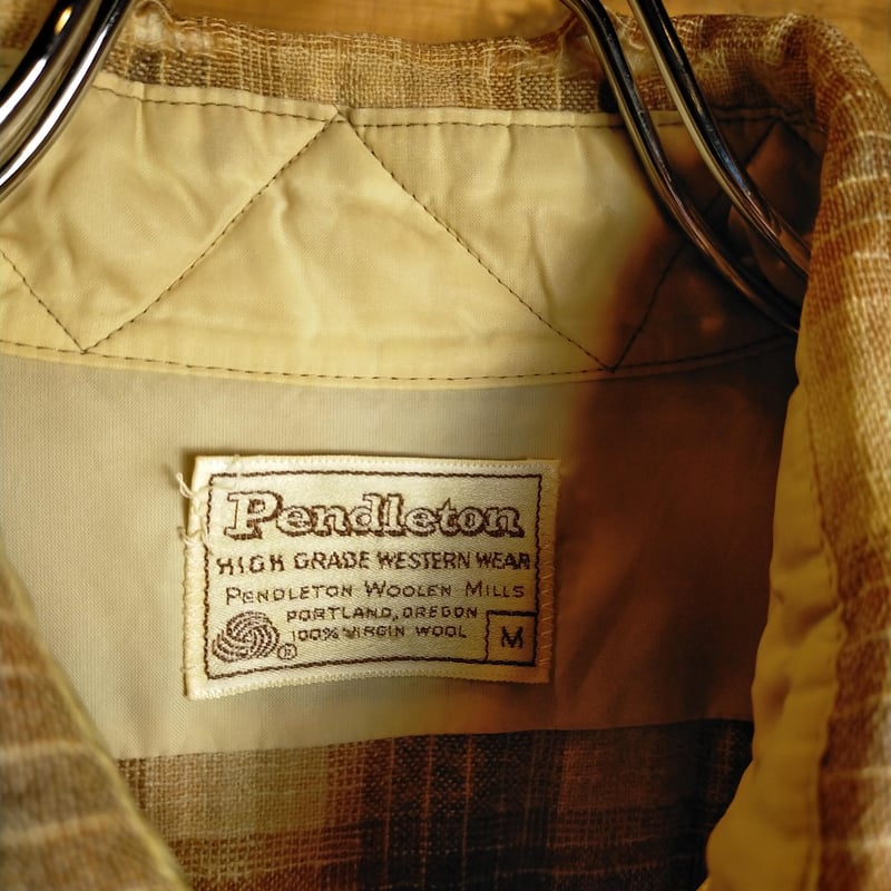PENDELTON(ペンドルトン)70's ヴィンテージ ウエスタンチェックシャツ 