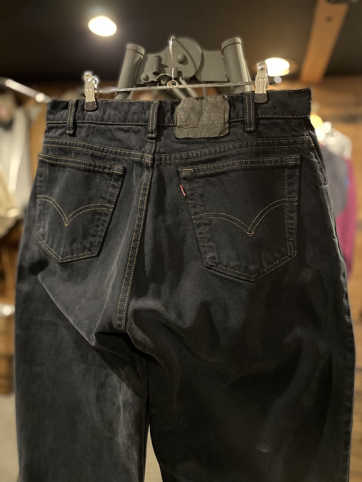 Levi's リーバイス/560 ブラックテーパードデニム / USED