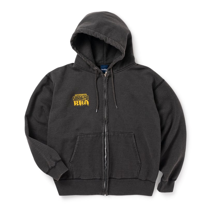 INTERBREED(インターブリード)Smoke House Faded Zip Hoodi...