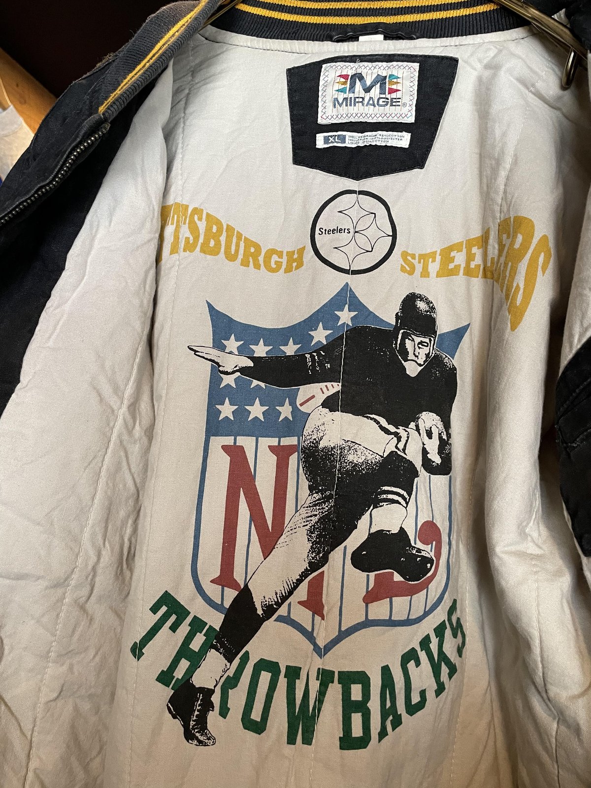 90's MIRAGE NFL / STEELERS スタジャン / USED | CHARGIE