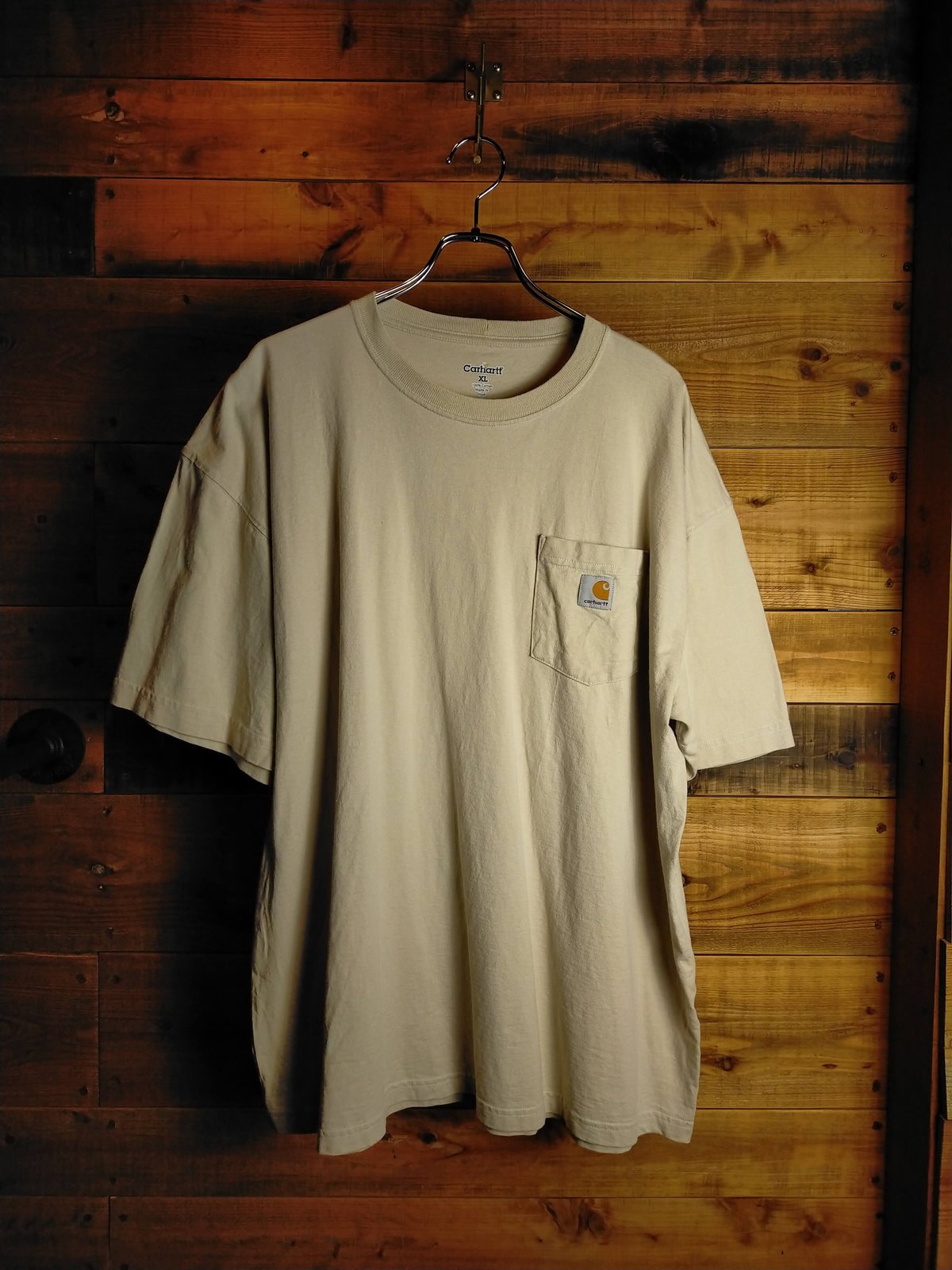 90-00's Carhartt オリジナル ポケット Tシャツ(サンド) / USED | ...