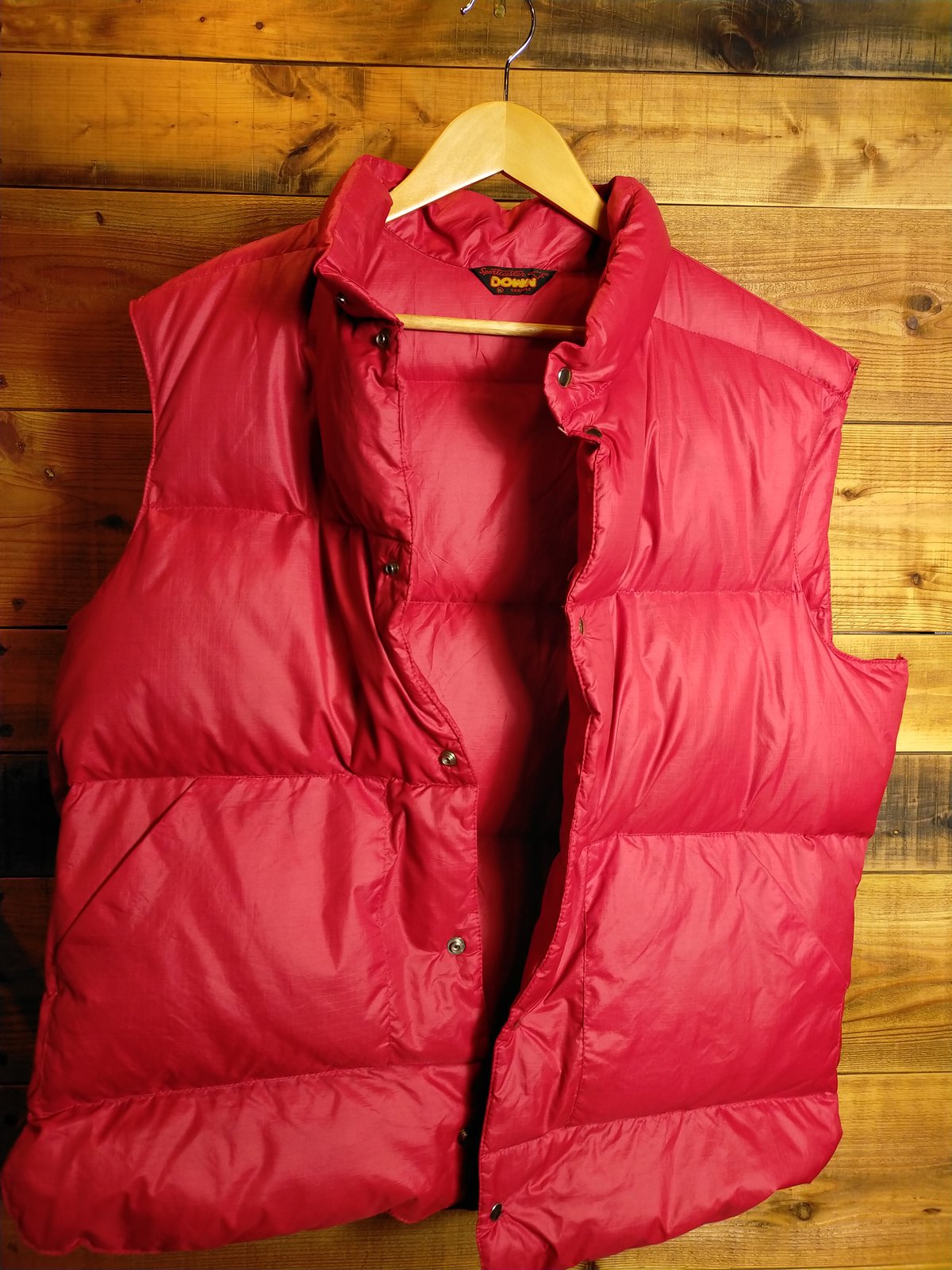 80s SPORTS MASTER / DOWN VEST / USED | CHARGIE