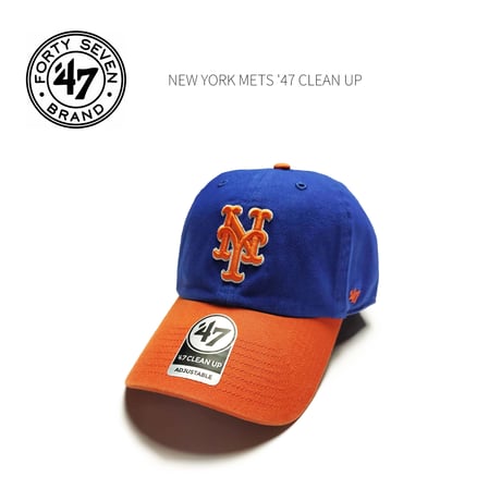 '47BRAND (フォーティーセブン ブランド)メッツ NEW YORK METS '47 CLEAN UP