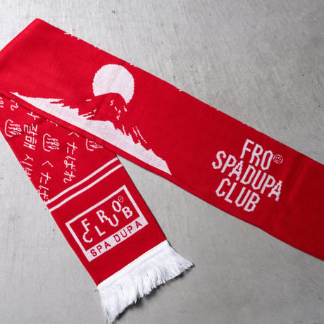 FROCLUB×BASECREAM MUFFLER RED