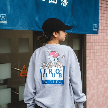 FROCLUB×ユニコ CREWSWEAT