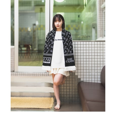 FROCLUB×BASECREAM MUFFLER BLACK