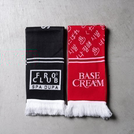 FROCLUB×BASECREAM MUFFLER BLACK