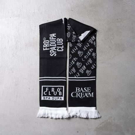 FROCLUB×BASECREAM MUFFLER BLACK
