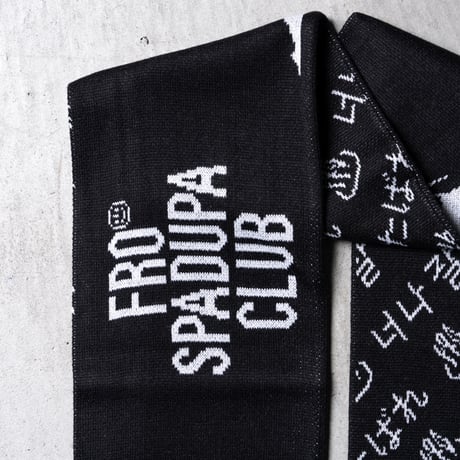 FROCLUB×BASECREAM MUFFLER BLACK