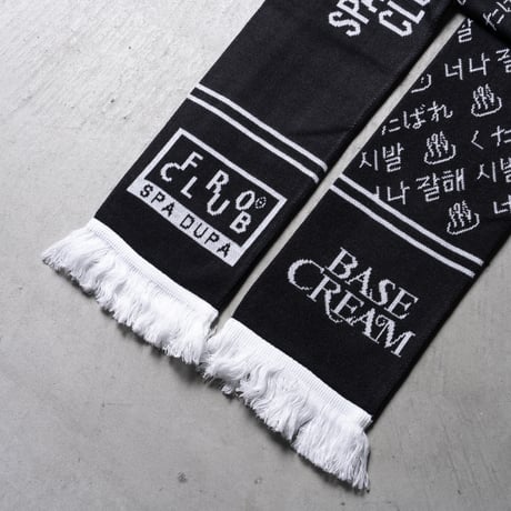 FROCLUB×BASECREAM MUFFLER BLACK
